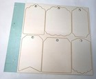 Mintay Chippies Chipboard Decor Elements Gift Tags  Mt-chip1-d7 Holiday