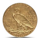 Pre-33  5 Indian Gold Half Eagle Coin  au 