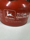 Vintage John Deere Gas Can Red Metal 2 5 Gallon With Spout