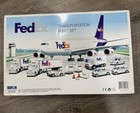 Daron Fedex Transportation Fleet Set Diecast Metal White purple orange Rt1032