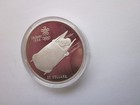 Canada 1987   20 Calgary Olympics Issue 0 925 1 01 Ozs Silver Bobsled Gem Proof