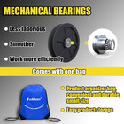 Block And Tackle 2200 Lbs Breaking Strength Heavy Duty Pulley  50 Ft 3 8  Rope P
