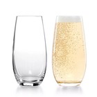 Riedel The O Wine Tumbler Champagne Glass  Set Of 2