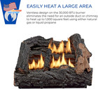 Vfl18m Dual Fuel Ventless Fireplace Logs Set With Manual Control Use