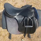 17 5  Passier Dressage Saddle Ps Baum Hannover Black Leather  W  Fittings   Pad