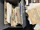 Metal Recipe Boxes Lots Of Hand Written Typed   Newspaper Huge Lot 60   s - 80   s