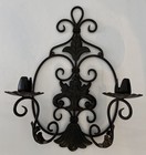 Candle Sconces Cast Iron Wall Pair Of 18    Tall X 13    Long Southern Living