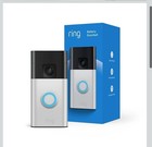 Ring Battery Doorbell Smart Wifi Video Doorbell With Two-way Talk Satin Nickel