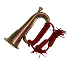 12  Bugle With Silk Rope Tassel Copper  brass Handmade Bugle Australian Military