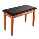 Donner Duet Piano Bench With Storage Solid Wood Sponge Padded Keyboard Stool