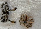 10k 18k 925 Lot Of Two  T co Bow  Sapphire 10k Snowflake Brooches  Small