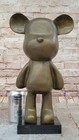 Vintage Mickey Mouse Bronze Figurine  Collectible Walt Disney Character Sculptur