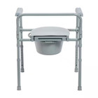 Safety Adult Bedside Commode Chair Potty Toilet Seat Folding Bathroom Medical Us