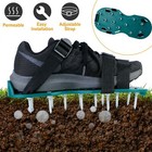 1 Pair Heavy Duty Lawn Aerator Shoes Grass Aerator Shoes Aerating Spike Sandal