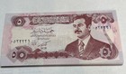 Lot Of 5 Saddam Hussein Iraq Iraqi Currency 5 Dinars Uncirculated Last Issue