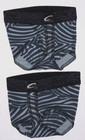 Capezio Footundeez Shoe Foot Underwear H07s Black Zebra New Nib Women Unisex  Xl