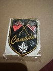 Canada United States Vintage Souvenir Patch Travel Crossed Flags Maple Leaf