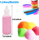 Guuozzli 24 Pcs Art Sand 1 24 Oz Colored Sand Bottles sand Arts And Crafts Kit s
