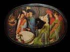 Mj13157  nos  Vintage 1970s   medieval Artwork   Pacifica Belt Buckle
