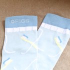 Figs New Blue Knee High Compression Socks Size M