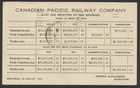 1918 Cpr 70a 1c Admiral Sepia View Card Emerald Lake Chalet Earnings To France