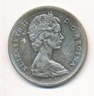 1965 Canada Silver Dollar Coin Uncirculated