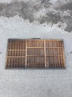 Hamilton Wood Oak Printers  Drawer Letterpress Type Set Case Shadow Box 