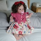 Lifelike Reborn Baby Dolls Girl 23 In Soft Vinyl Silicone Realistic Newborn Baby
