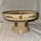 Very Rare   Htf  2003 Sunflower Cake Stand Home And Garden Party Stoneware Set