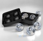 Silicone Ice Ball Maker Round Sphere Tray Cube Mold For Whiskey Cocktails Party