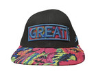 Vintage 90s Paramount   s Great America Theme Park Painters Hat Rare California