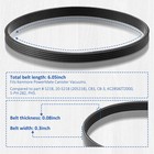 Replacement Belts For Kenmore Powermate Canister Vacuums 3-3 8 Inch Cb-3 Belt