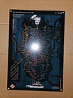 Ghostbusters New York Subway Service Map Metal Sign Factory Entertainment Nyc