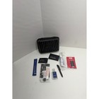 Tumi Delta Airlines Black Hard Shell Amenity Kit Kiehls Skincare Travel Set