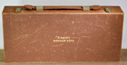 Vintage Us Bureau Of Ships - K e Leroy Drafting Leather   Wood Case   Accy s