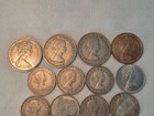 British  Uk Coin Lot   1953-1981   23 Vintage Coins
