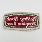 Rolling Rock Premium Beer Patch Vtg Embroidered Uniform Jacket 4  X 2  Nos Badge