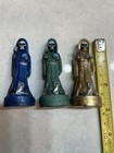 Set Of -12 -figures Santa Muerte - Holy Death - Resin- Different Colors 2-3 4 In