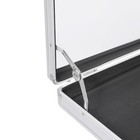 Aluminum Glass Display Case For Cards  2 Pack Xl Large Table Top Display Case   