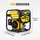 4850w Portable Small Inverter Generator Gas Powered For Rv Camping Home Backup