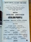 Color Purple Playbill Signed Erivo Multi Cast Broadway Rare