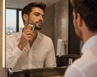 Mini Electric Shaver Usb Rechargeable Dual Blade Beard Razor Led Display
