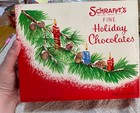 Vintage Schrafts Fine Holiday Chocolates Paper Box