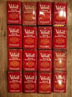 Lot 16 Vtg Velvet Pipe   Cigarette Smoking Tobacco  pocket Tin Hinged Props Empty