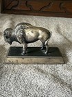 Antique Bison Buffalo Pan American   Paperweight