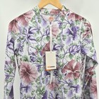 Axesea Womens Floral Rash Guard Long Sleeve Swimsuit Surfing Upf 50 Size 16 New