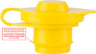 4 - Yellow Vent Caps Gas Fuel Can Midwest Blitz Wedco Briggs Scepter Heavy Duty