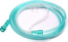 Box Of 5  five  7ft Adult Flexible Tip Soft Nasal Oxygen Cannulas Green