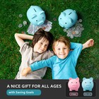 Piggy Bank Kids Adults Vcertcpl Unbreakable Plastic Piggy Bank Coin Bank Money S