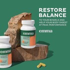 Emma Gut Health Supplement   Bloating Relief   Gut Regularity   60 Capsules